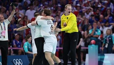 Germany's stunning last-second handball goal forced overtime in an unreal Olympic win over France