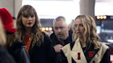 Taylor Swift Cheers on Travis Kelce and the Chiefs at AFC Championship Game with Keleigh Sperry