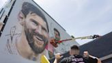 Murales de Messi aparecen por todo Miami. Te decimos dónde encontrarlos