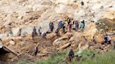 Papua New Guinea leader visits community hit by landslide