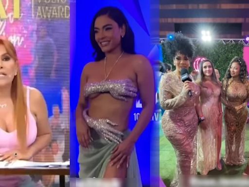 Magaly Medina se burla del look de Paula Arias y Cielo Torres en Premios Heat: “Las vistió su peor enemiga”