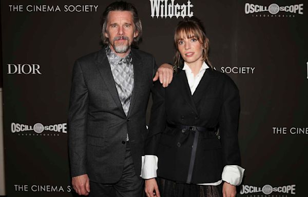 Ethan Hawke and Maya Hawke have a running joke about ‘Wildcat,’ their Flannery O’Connor movie