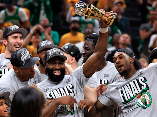 Jaylen Brown wins Larry Bird Eastern Conference Finals MVP award as Celtics return to NBA Finals