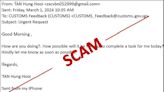 Singapore Customs alerts public to new email scam which impersonates its officials