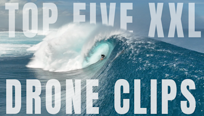 Top Five Big Wave Drone Clips