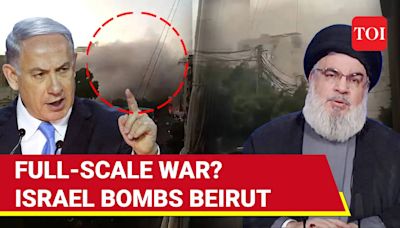 Israel Bombs Beirut; Explosions Rock Hezbollah Stronghold | Beginning Of Lebanon War?