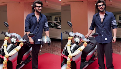 Arjun Kapoor Brings Home Rs 1.10 Lakh Worth Electric Scooter, Jokes 'Paps Se Bach Ke Nikal Saku Isliye Liya Hai'