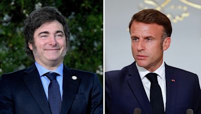 Milei se reunirá con Macron en su viaje a Francia para la inauguración de París 2024