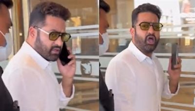 `Oye! Keep it back`: Jr NTR loses his cool at paparazzi following him