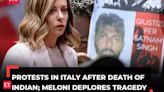 Giorgia Meloni pays homage to Indian worker Satnam Singh, who died in Italy; calls it inhuman act'