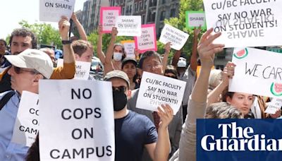 Columbia University faculty ‘horrified’ by mass arrests of student protesters