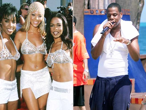 Beyoncé and Destiny's Child Giggle over JAY-Z in Blooper Reel from MTV Spring Break 2000 Top 20 Countdown