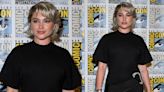 Florence Pugh Puts Edgy Spin on T-shirt Dress in David Koma at 2024 Comic-Con for ‘Thunderbolts’ Movie Panel