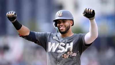 Luis García Jr. triple shy of cycle as Nationals beat Brewers 6-4 to stop 5-game losing streak