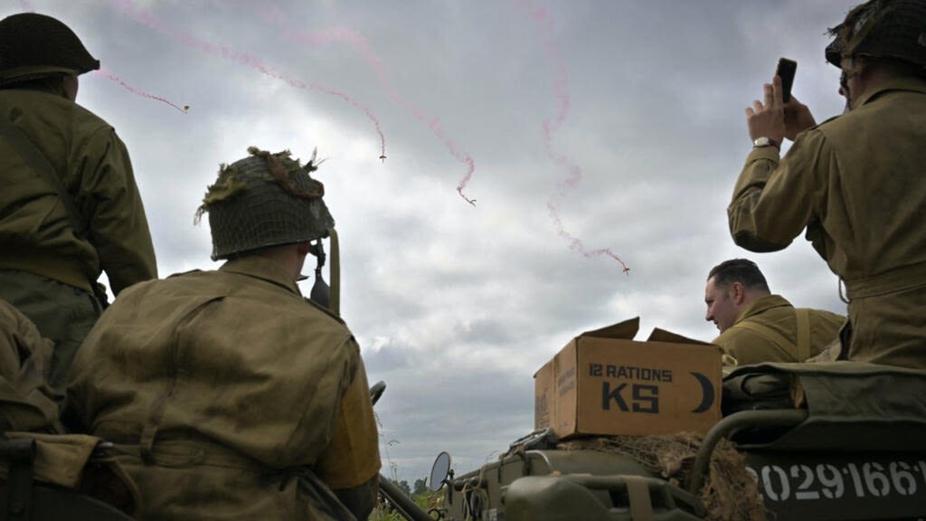 Mass parachute jump over Normandy kicks off 80th D-Day commemorations