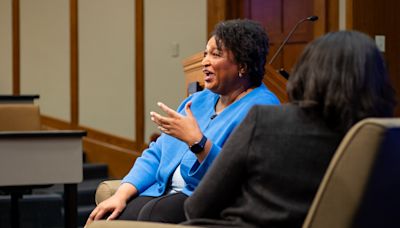 Stacey Abrams talks democracy at Ford Dean’s Symposium