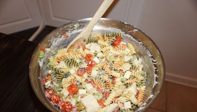 Grandma’s pasta salad recipe is a summer backyard bbq tradition