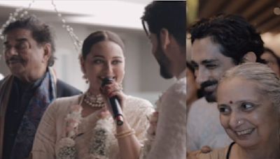 Sonakshi Sinha sheds happy tears as she calls Zaheer Iqbal her 'husband'; FIRST VIDEO gives peek into 'chaotic little Shaadi ka ghar'