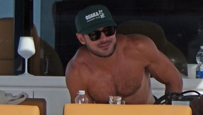 Zac Efron Looks Buff Going Shirtless During Yacht Vacation in Ibiza