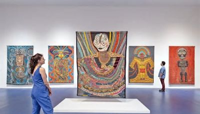 The art of blankets, quilted paintings at MoMA PS1