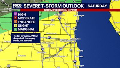Wisconsin severe weather threat; strong to severe storms forecast