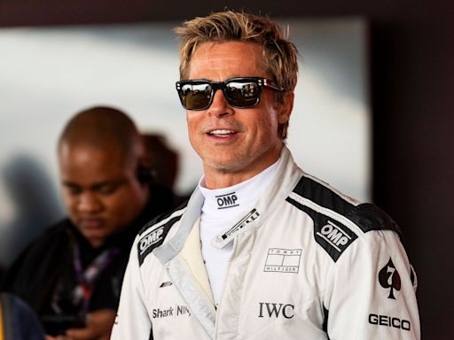 Brad Pitt and His Over 200 Member Crew Is Back at British GP for the Upcoming F1 Movie Produced by Lewis Hamilton