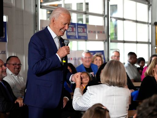 Biden unwavering in staying in the race as Trump readies for final rally before RNC: Live updates