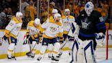 Nashville Predators blow two-goal lead in loss against Calgary Flames