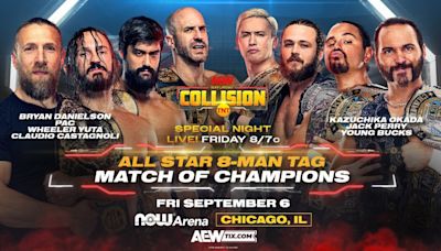 All-Star Eight-Man Tag Match, More Set For 9/6 AEW Collision