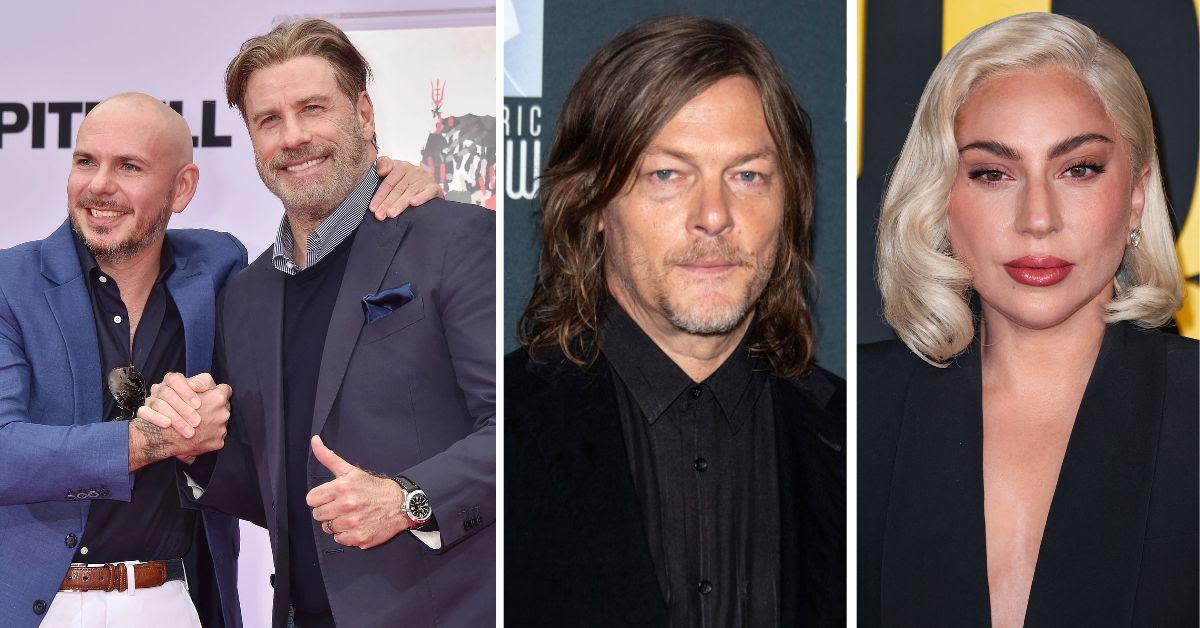 10 Unexpected Hollywood Celebrity Friendships — Pitbull and John Travolta to Norman Reedus and Lady Gaga