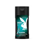 PLAYBOY 不羈夜經典男性保濕香水2合1洗髮沐浴膠 250ml