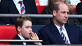 Prince William and Prince George Attend England's Final FA Cup Match