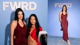 Kendall Jenner Goes Rustic Red in Tove Dress to Launch Her Fwrd x Kendall’s Edit Collection