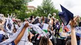Pro-Palestinian students, graduates protest outside of Commencement