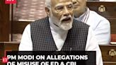PM Modi on misuse of ED, CBI: Congress exposing AAP is fine, agency investigating Kejriwal is not?