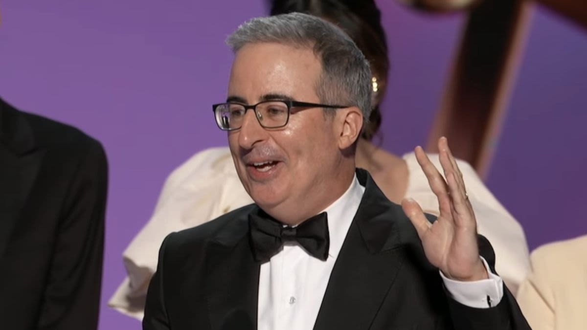 John Oliver's A+ Emmy Speech Went From A Sad Story About A Pet's Death To Dropping An F-Bomb On...