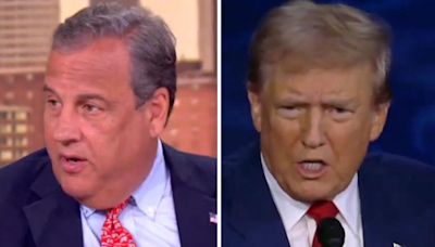 Chris Christie blasts "angry" Trump for failing to prepare for the debate on 'The View': "He doesn't like working hard"