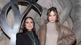 Salma Hayek and Step-Daughter Mathilde Pinault Had a Sweet Matching Moment at Paris Fashion Week