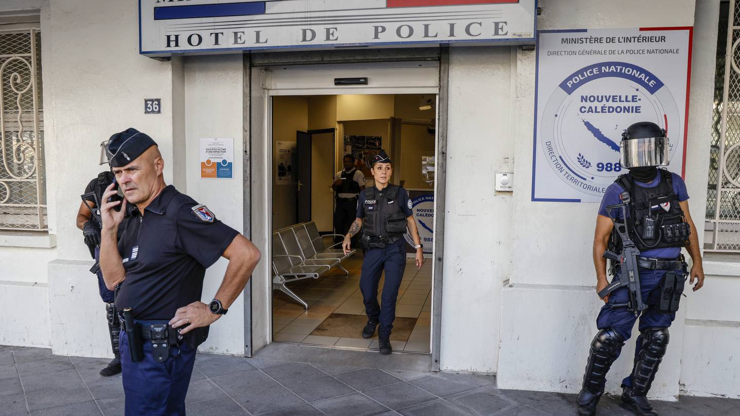 New Caledonia police detain independence leader and 7 others in wake of revolt against French rule