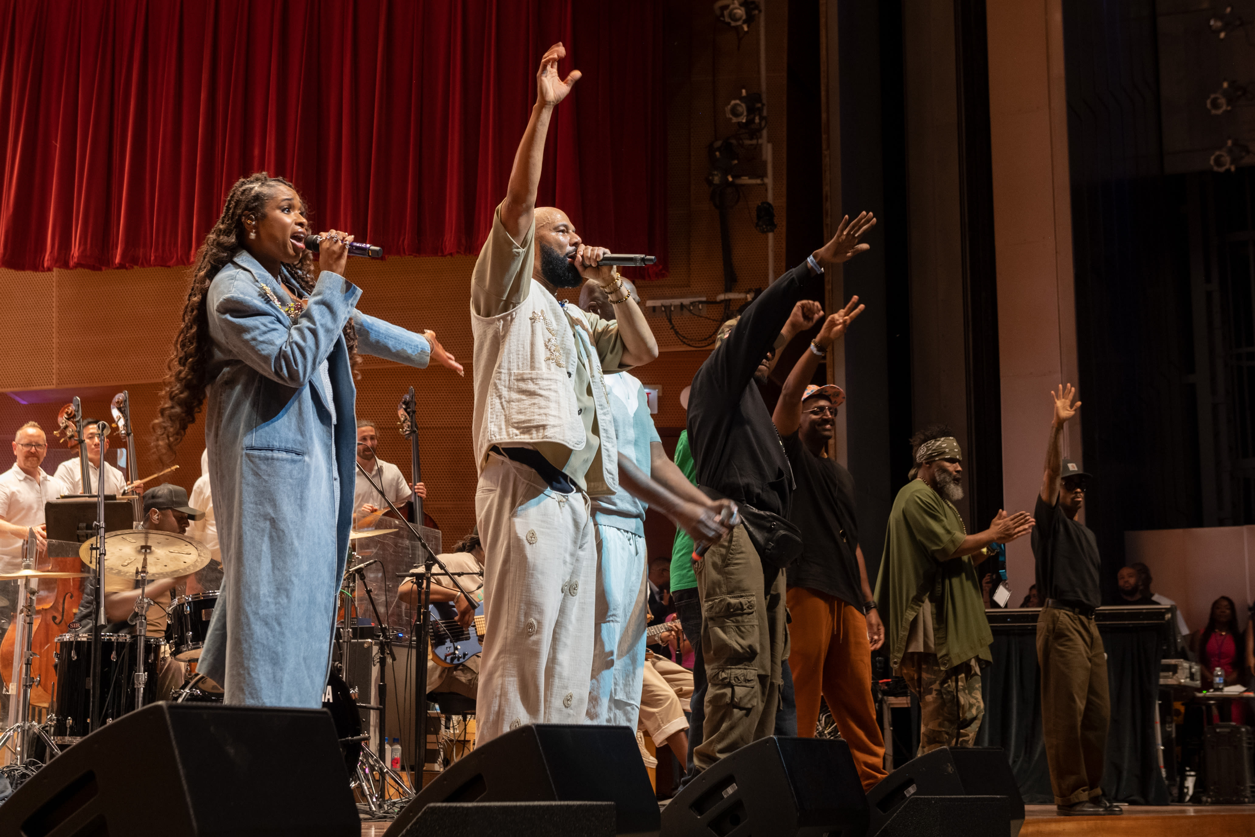 Common joined by Jennifer Hudson and a host of famous friends at Millennium Park celebration