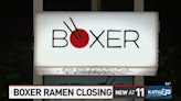 Boxer Ramen shuttering all four locations after 11-year