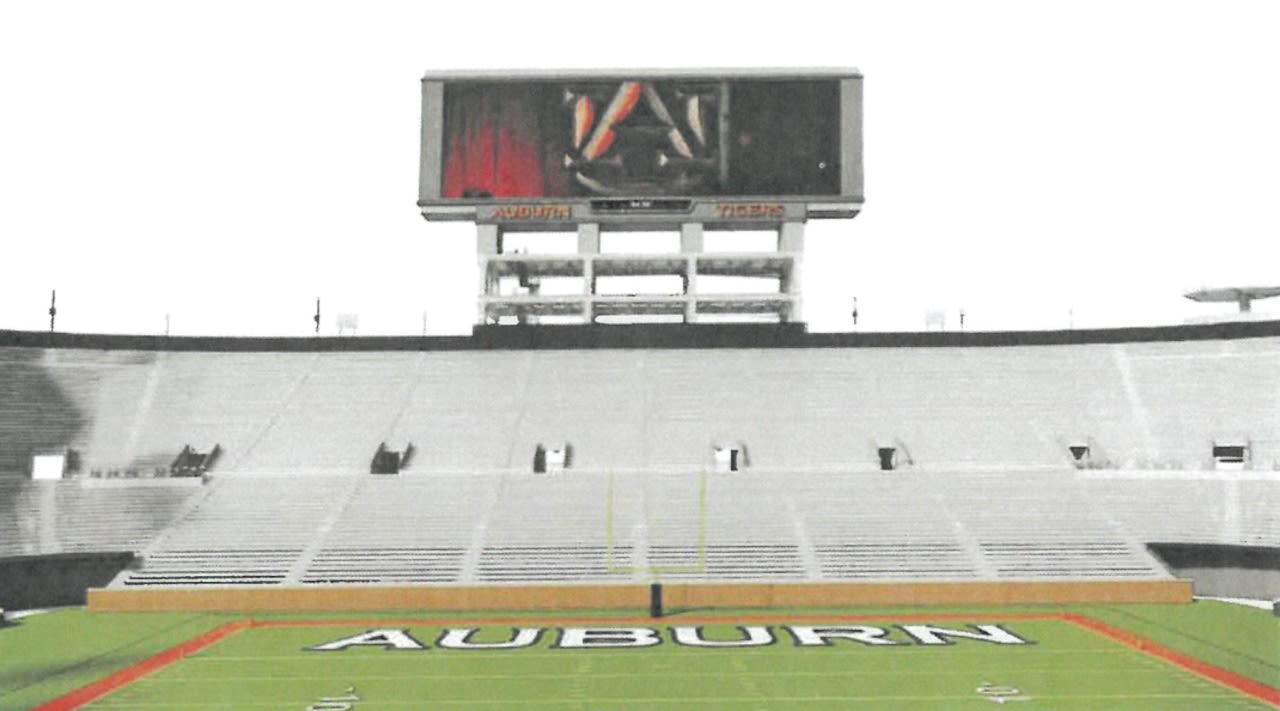 Auburn budgets $25.7 million for new Jordan-Hare Stadium videoboard