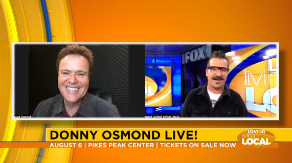 Donny Osmond’s award-winning Vegas show to visit Colorado Springs