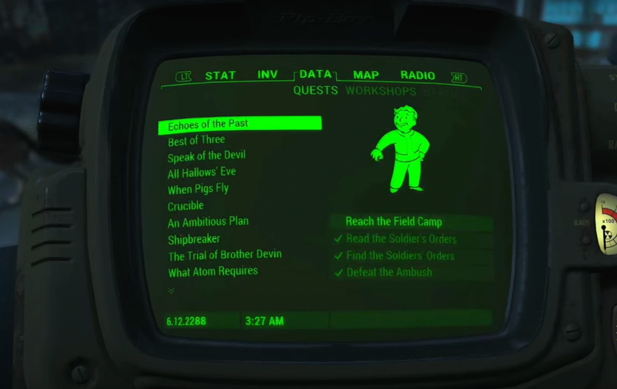 Fallout 4 Echoes of the Past Quest Guide