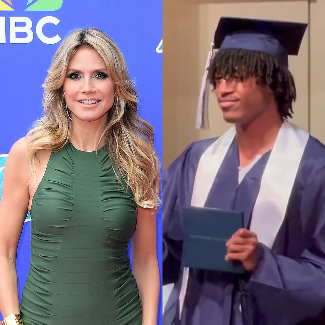 Heidi Klum Celebrates With Her and Seal's Son Henry at His High School Graduation - E! Online