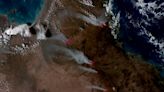 Satellite imagery shows bushfires tearing through Australia