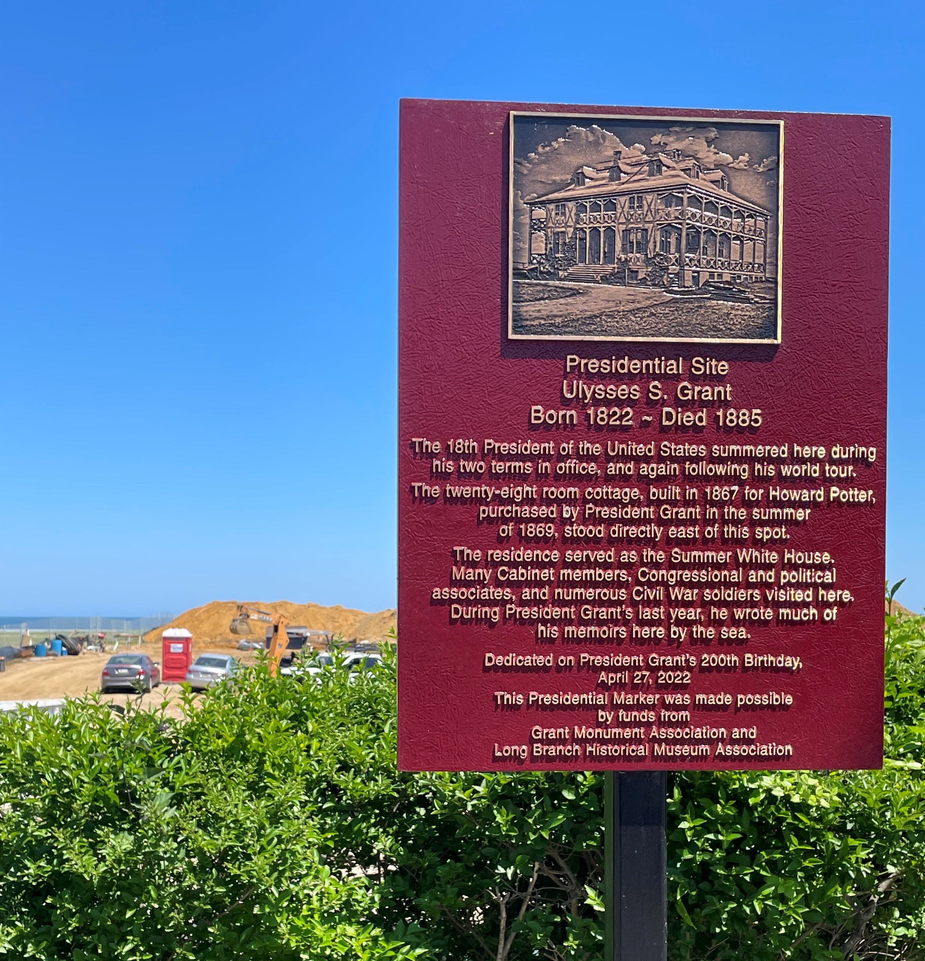 Long Branch beachfront homes under construction on U.S. Grant's old land