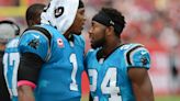 Cam Newton, Josh Norman battle it out in kickball showdown