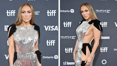 Jennifer Lopez Revives ‘Revenge’ Dressing in Tamara Ralph Double Slit Look for ‘Unstoppable’ Movie Premiere at Toronto International...