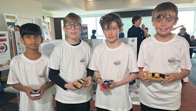 Pupils design cars for classic race game competition